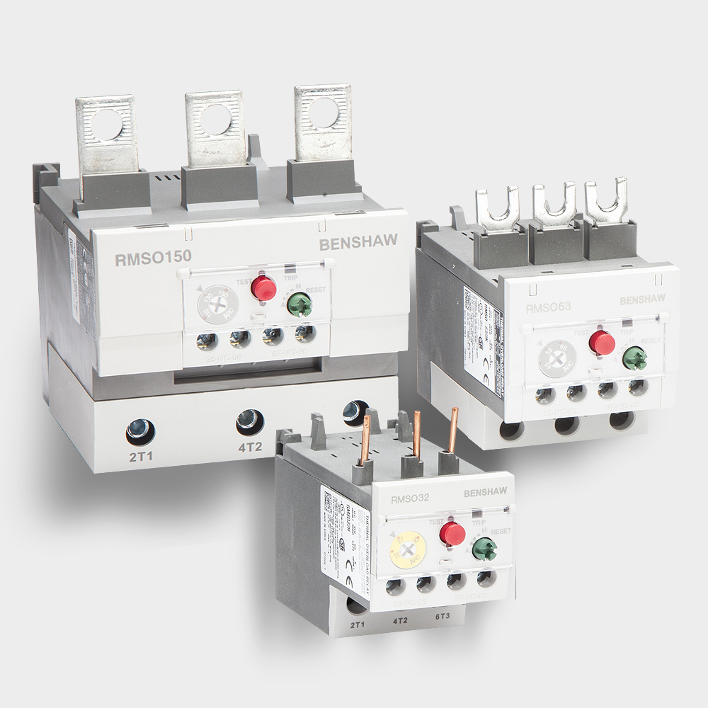 RMSO Class 10 Bimetallic Overload Relay (34-50A) for Contactors RC-75A, 85A and 100A
