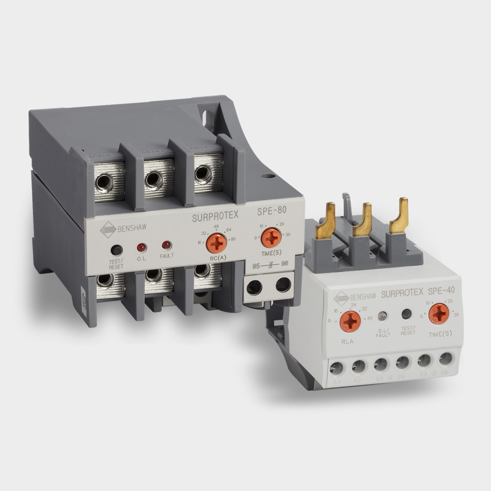 SPE Series Electronic Overload Relay (Class 1-30 - 4.4 - 22A - Direct Mount to RC Contactor)
